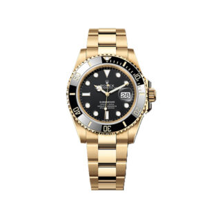 Replica Submariner Date watch Oyster 41 mm yellow gold 126618LN