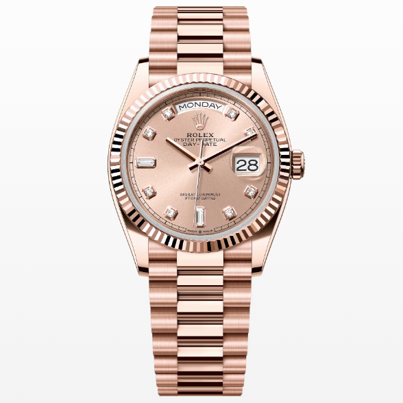Rolex Day-Date 36Everose gold 128235