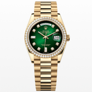 Day-Date 36 yellow gold and diamonds 128348RBR