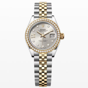 Rolex Lady-Datejust Oyster 28 mm Oystersteel yellow gold and diamonds