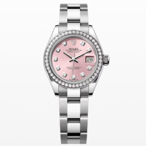 Rolex Lady-Datejust Oyster 28 mm Oystersteel white gold and diamonds
