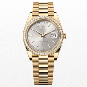 Rolex Day-Date 40 Oyster 40 mm yellow gold and diamonds