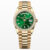 Day-Date 36 Oyster 36mm yellow gold and diamonds green